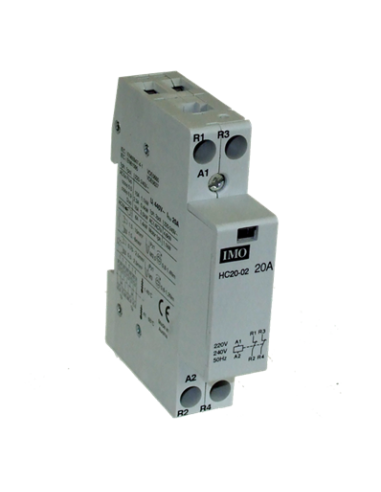 Contactor modular 20 A bobina