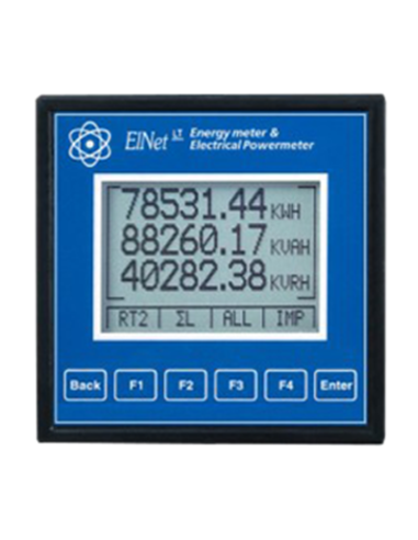 Elnet LT Vatímetro V, I, P (Q, S), F, PF, harmónico, pantalla LCD